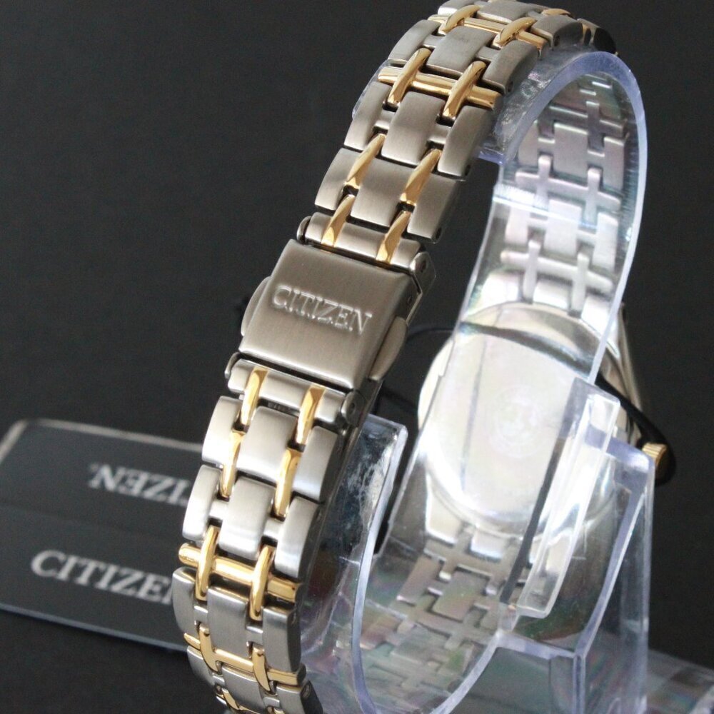 Eco Drive Women's Silhouette Calendar Two Tone 25mm - Picture 11 of 12